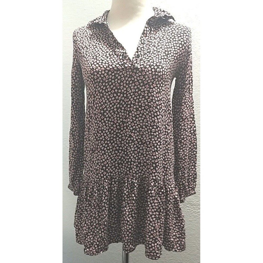 H&M Girls Long Sleeves Floral Classic  Dress size 9-10